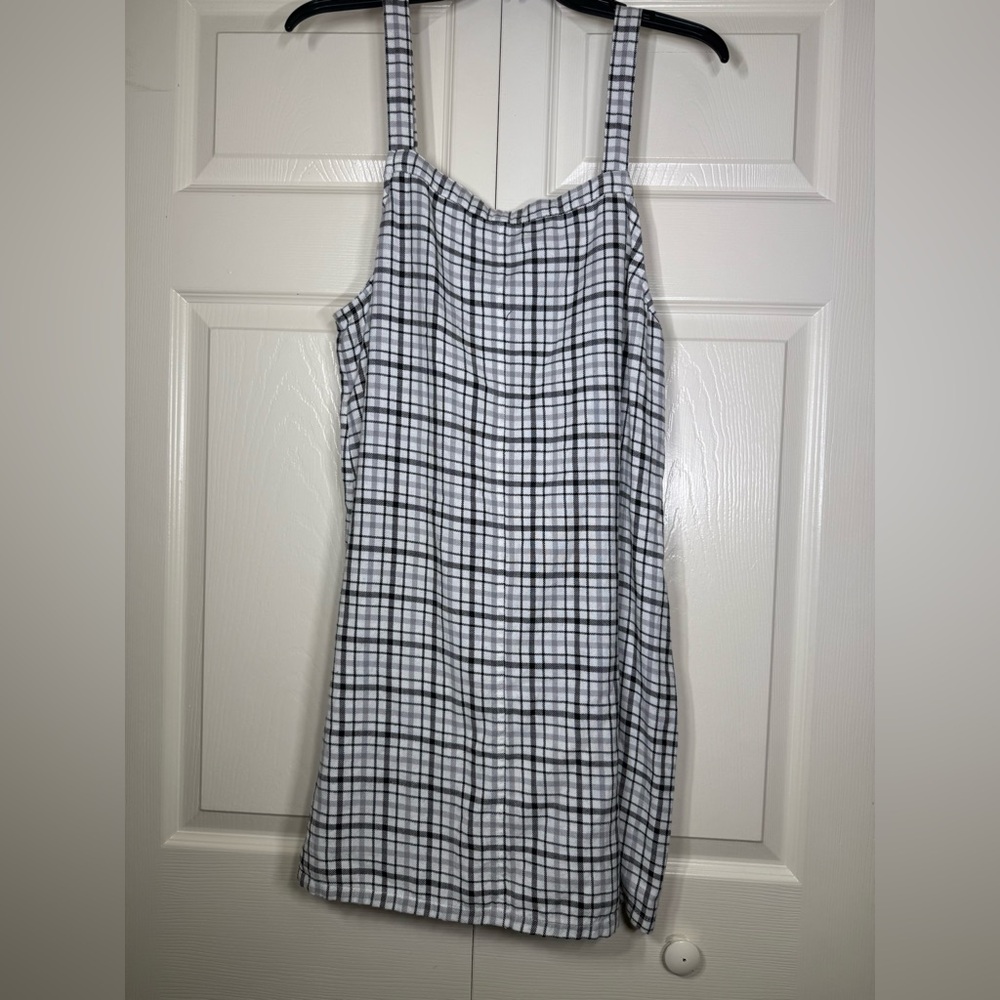 American Eagle Women’s Plaid Overall Mini‎ Dress
